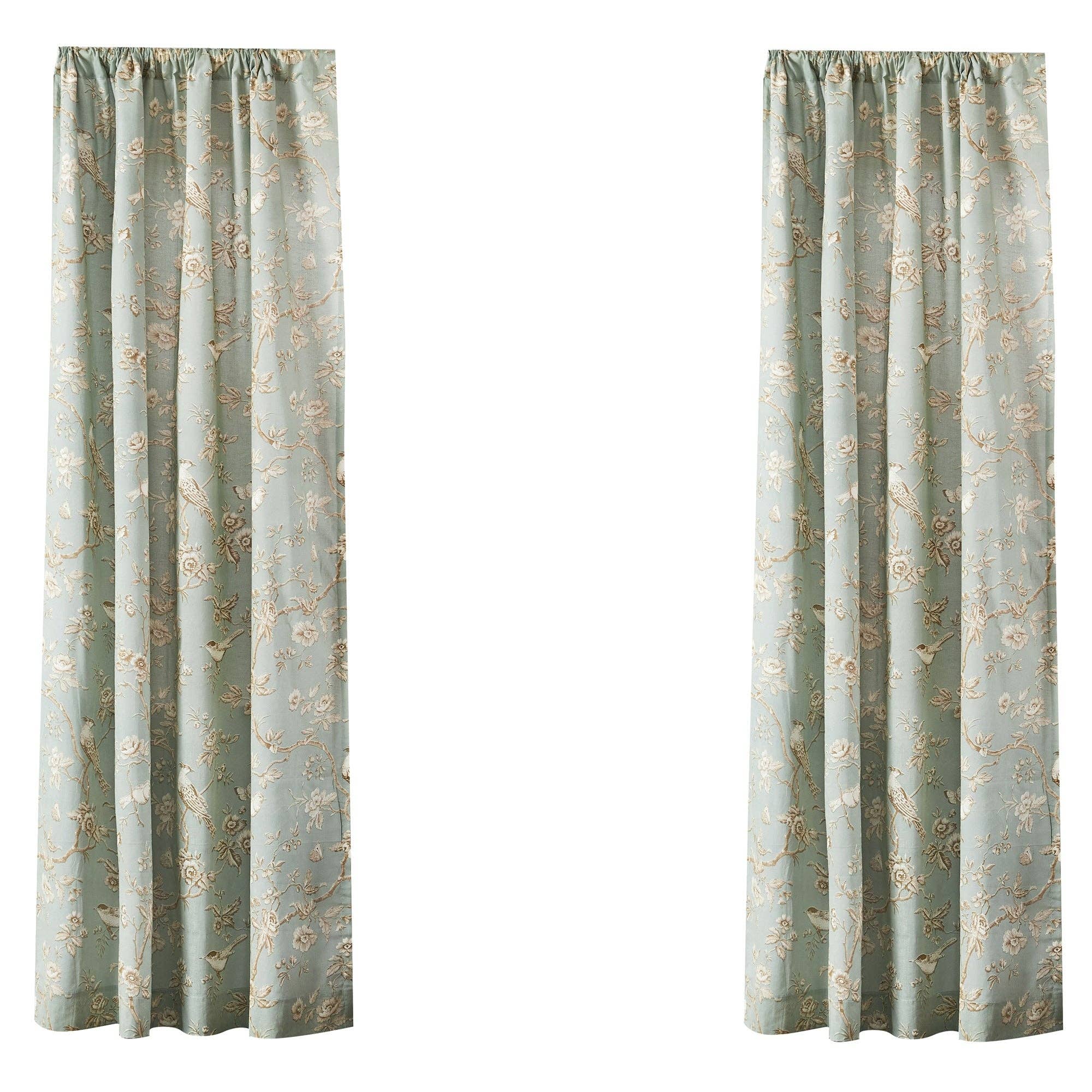 Lyon Teal Drape Panel
